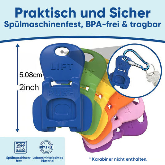 Einfacher Tab-Öffner und Getränkeschutz